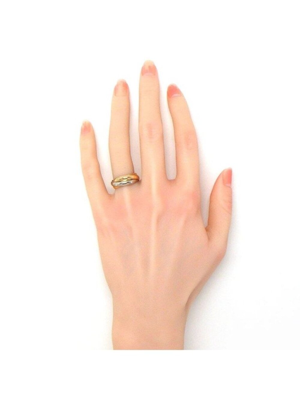 Cartier Ring Trinity Classic Model Three Color Diamond - Picture 7 of 11